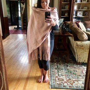 Oversized Pink Free People Scarf